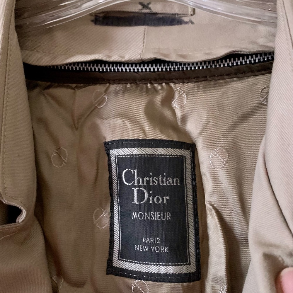 Vintage Christian Dior Monsieur Trench Coat Remov… - image 7